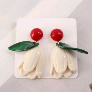 Tulip Flower Earrings